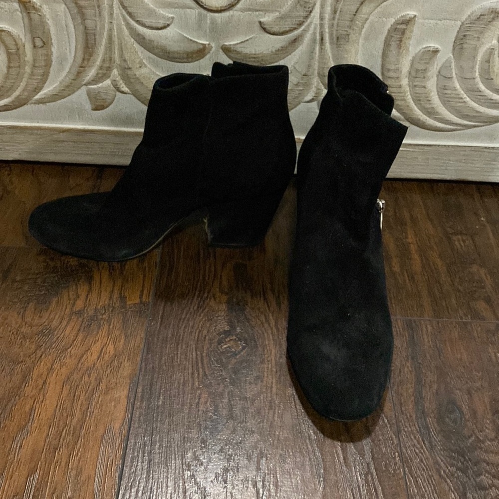 Suede Leather Ankle Boots